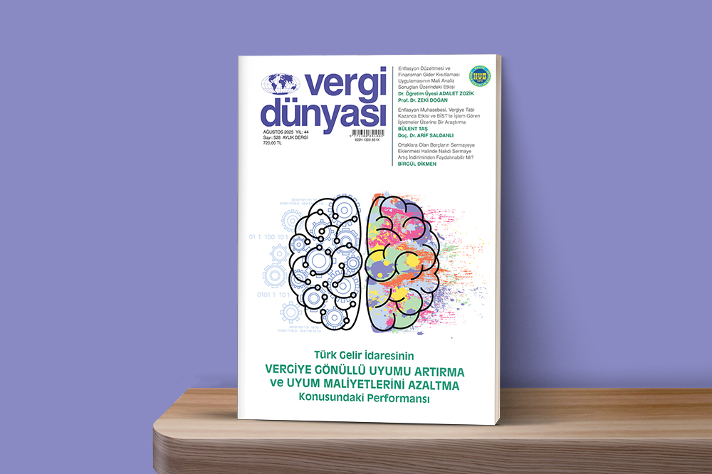 Ağustos 2025 Vergi Dünyası Dergisi